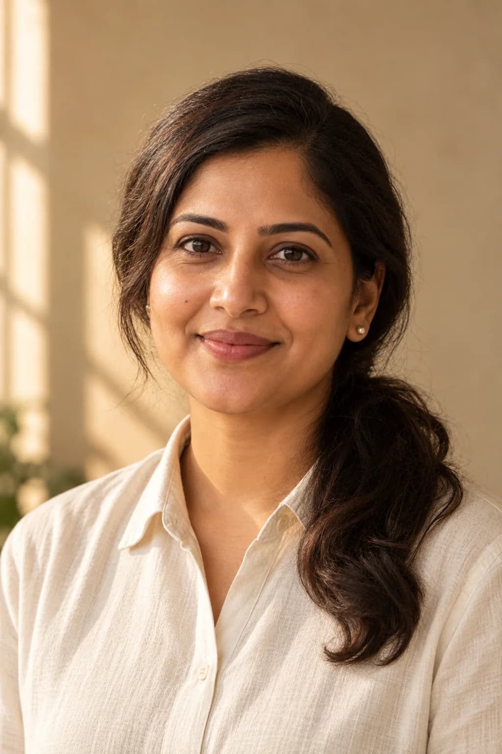 Dietician portrait, warm, professional